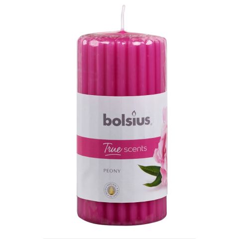 BOLSIUS Lõhnaküünal pojeng roosa 12x6cm 33h