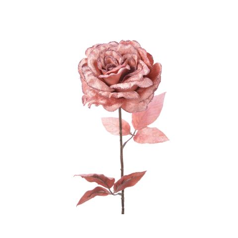 Kunstlill roos roosa sädelusega 10x22x60cm