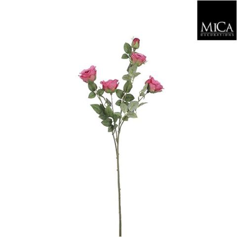 Kunstlill roos tume roosa - l73cm