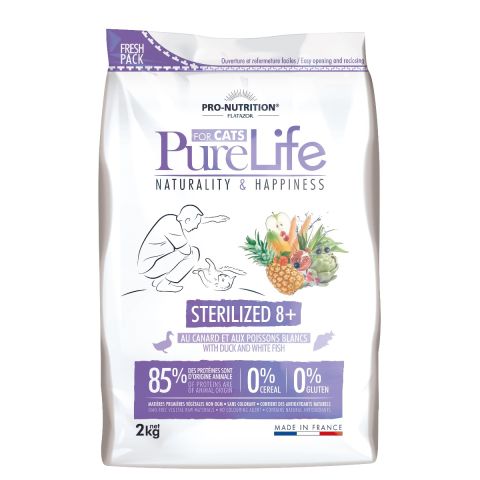 Pure Life Sterilized 8+ part/kala 2kg