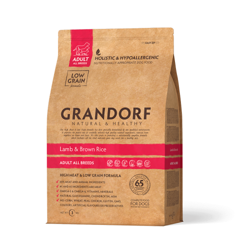 Grandorf Adult MB lammas/pruun riis 3 kg