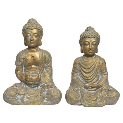 Aiakuju Buddha antiikkuld valik h46cm