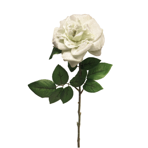 Kunstlill roos kreem 63cm