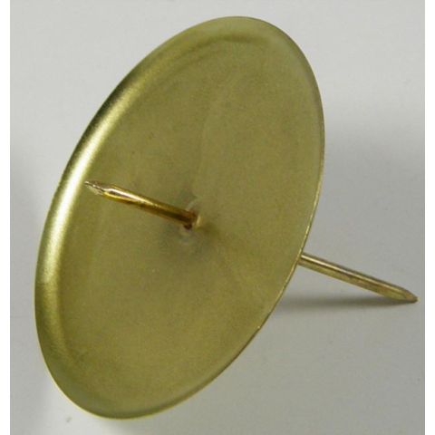 Küünlaalus seadele metall kuld 4 tk diameeter 8 cm