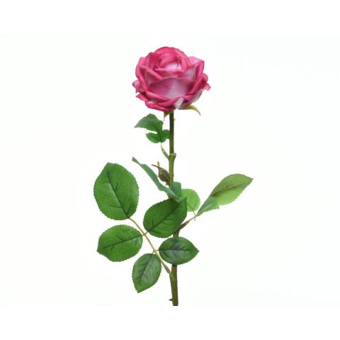 Kunstlill roos roosa 66cm