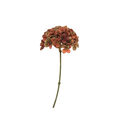 Kunstlill hortensia pruun 48 cm