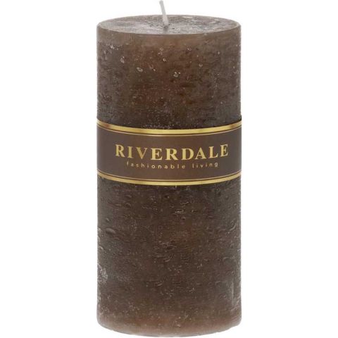 Riverdale küünal Pillar mokka 10x15cm